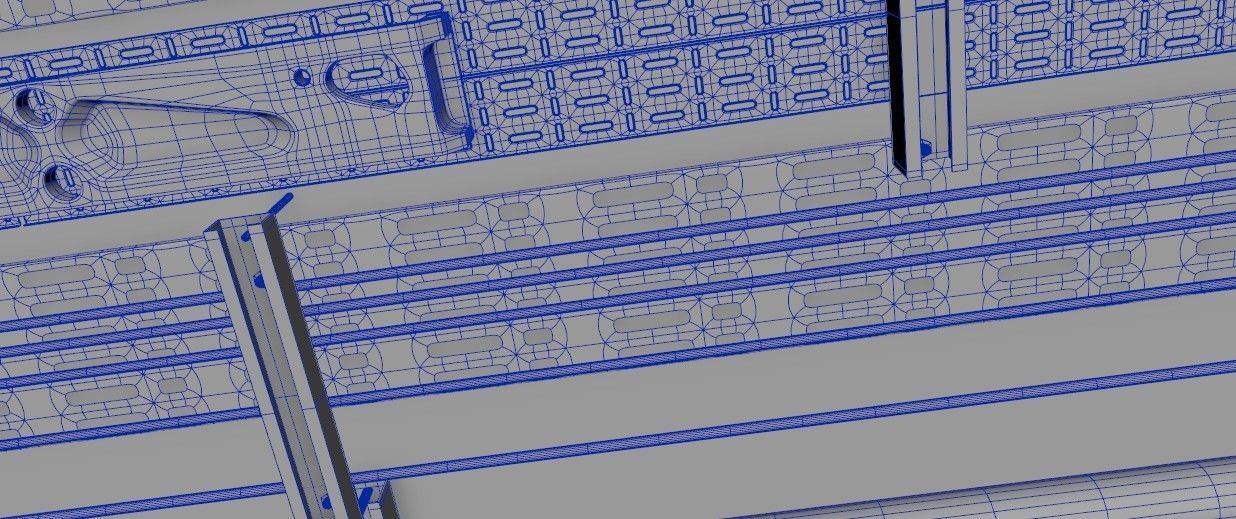Industrial Hallway 3D model_24