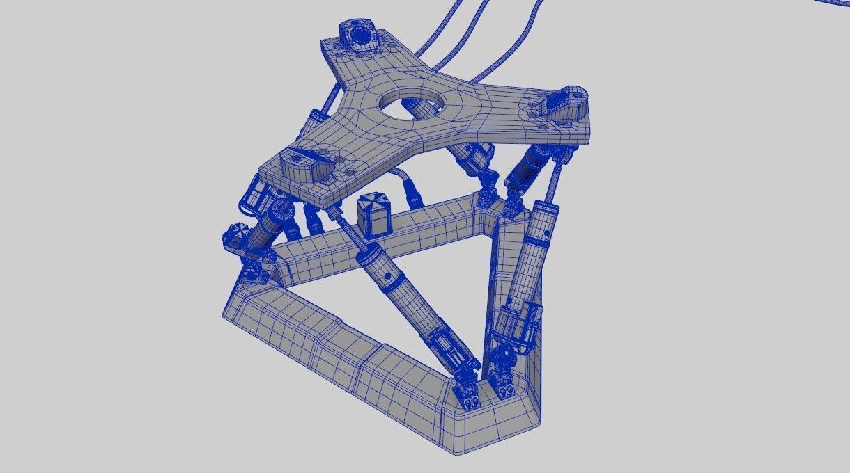 Hexapod Platform 3D model_10