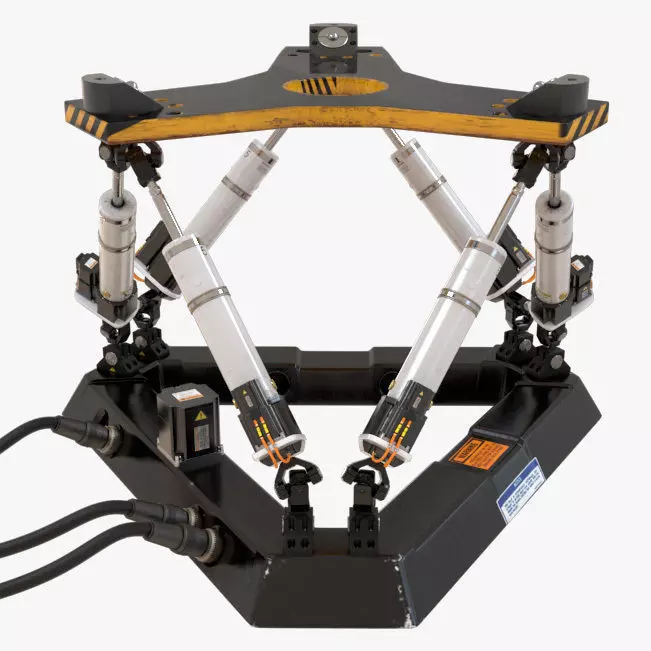 Hexapod Platform 3D model_0