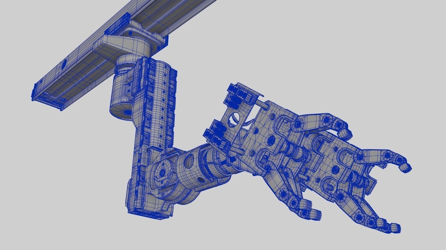 Robot Arm 3D model_14