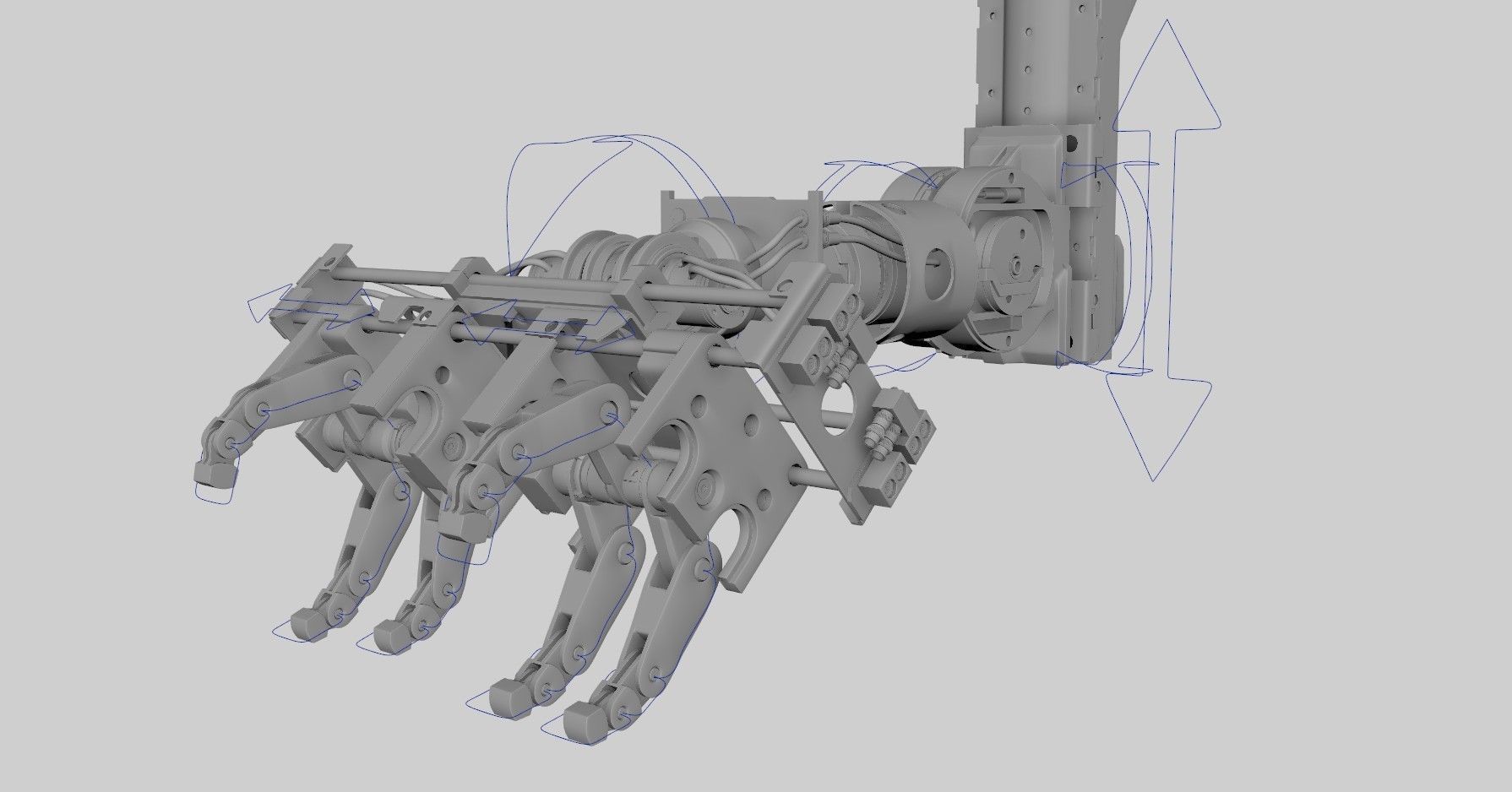 Robot Arm 3D model_8