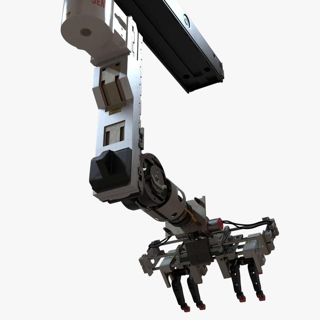 Robot Arm 3D model_4