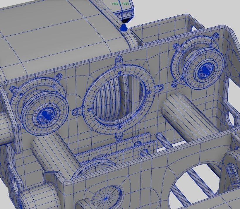Overhead Crane Trolley 3D model_17