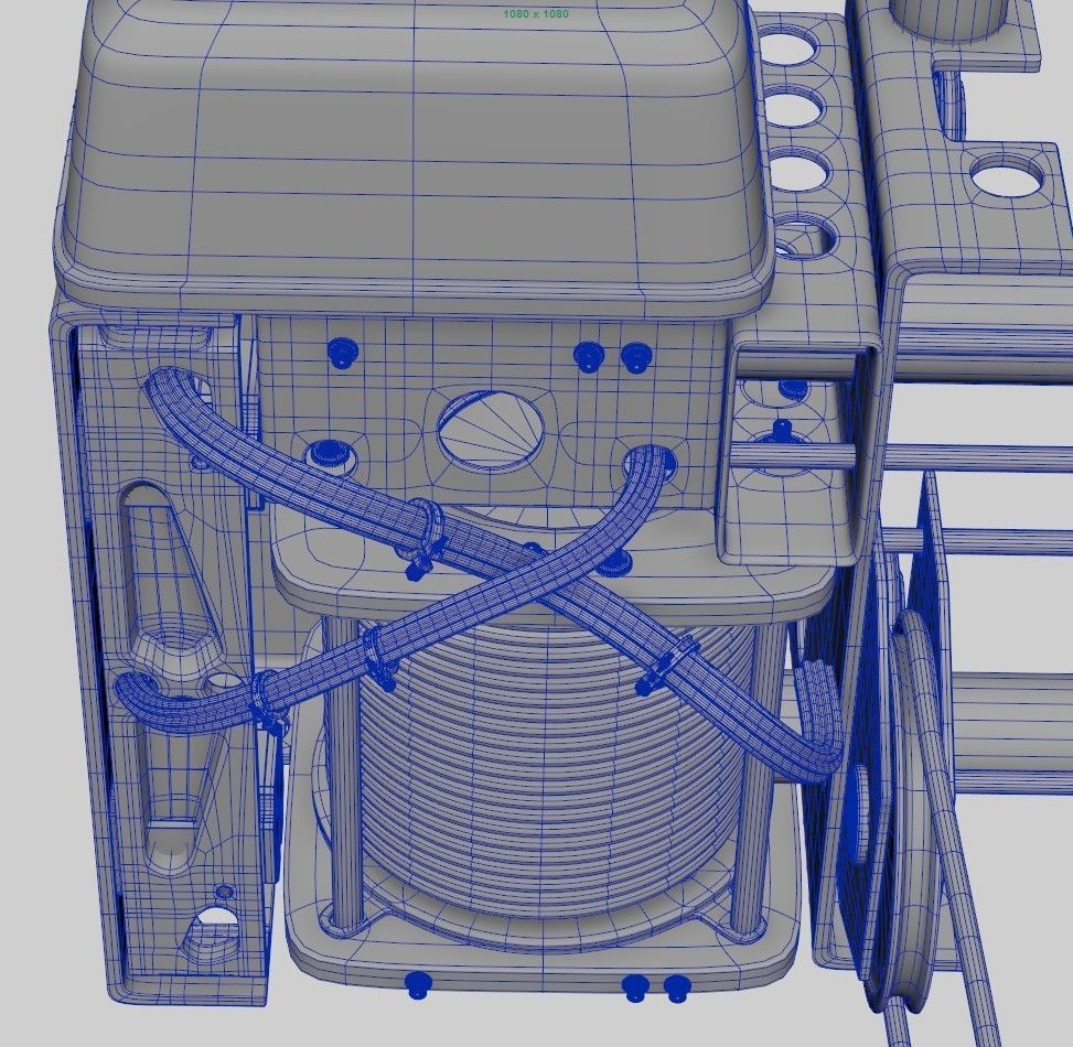 Overhead Crane Trolley 3D model_12