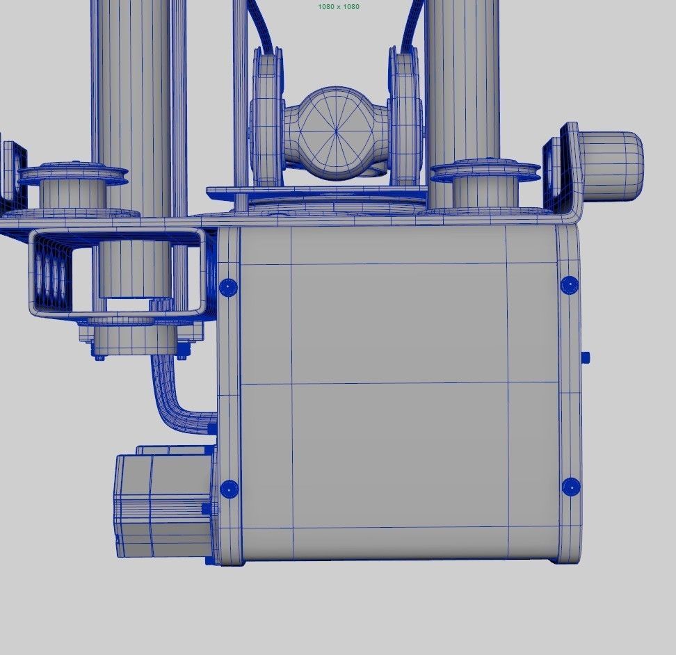 Overhead Crane Trolley 3D model_15