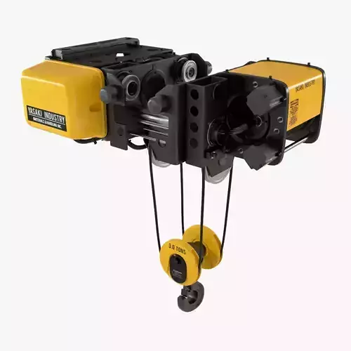 Overhead Crane Trolley 3D model