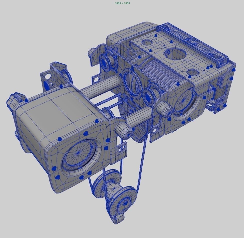 Overhead Crane Trolley 3D model_10