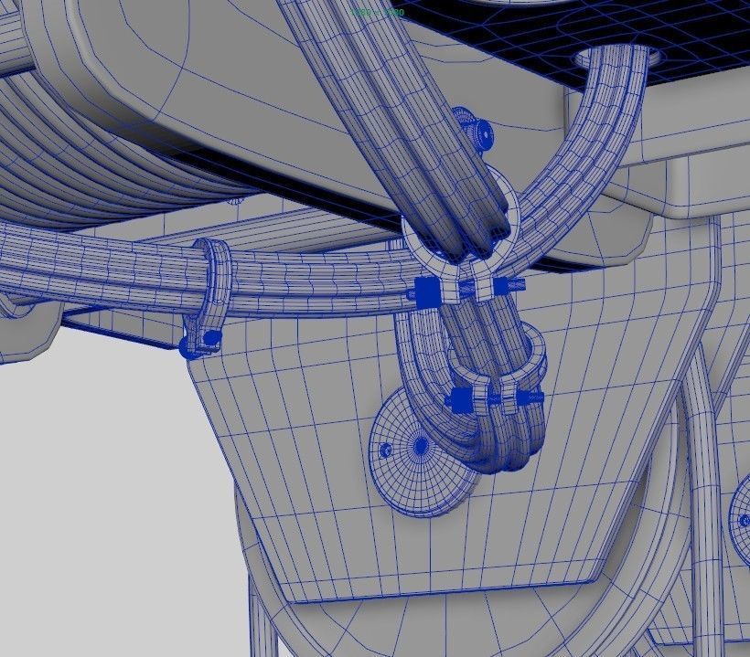 Overhead Crane Trolley 3D model_16