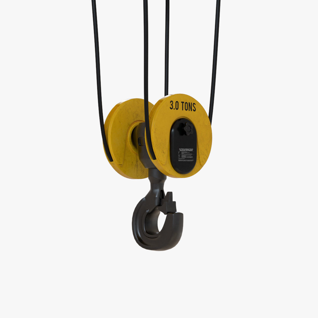 Overhead Crane Trolley 3D model_4