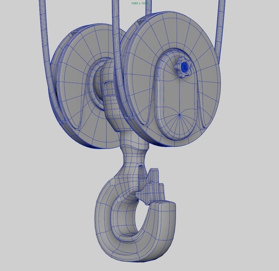 Overhead Crane Trolley 3D model_11