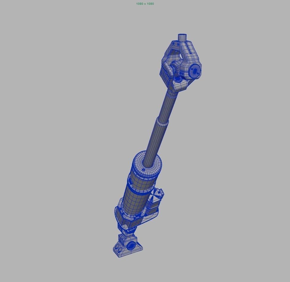 Hydraulic Cylinder Piston  3D model_13