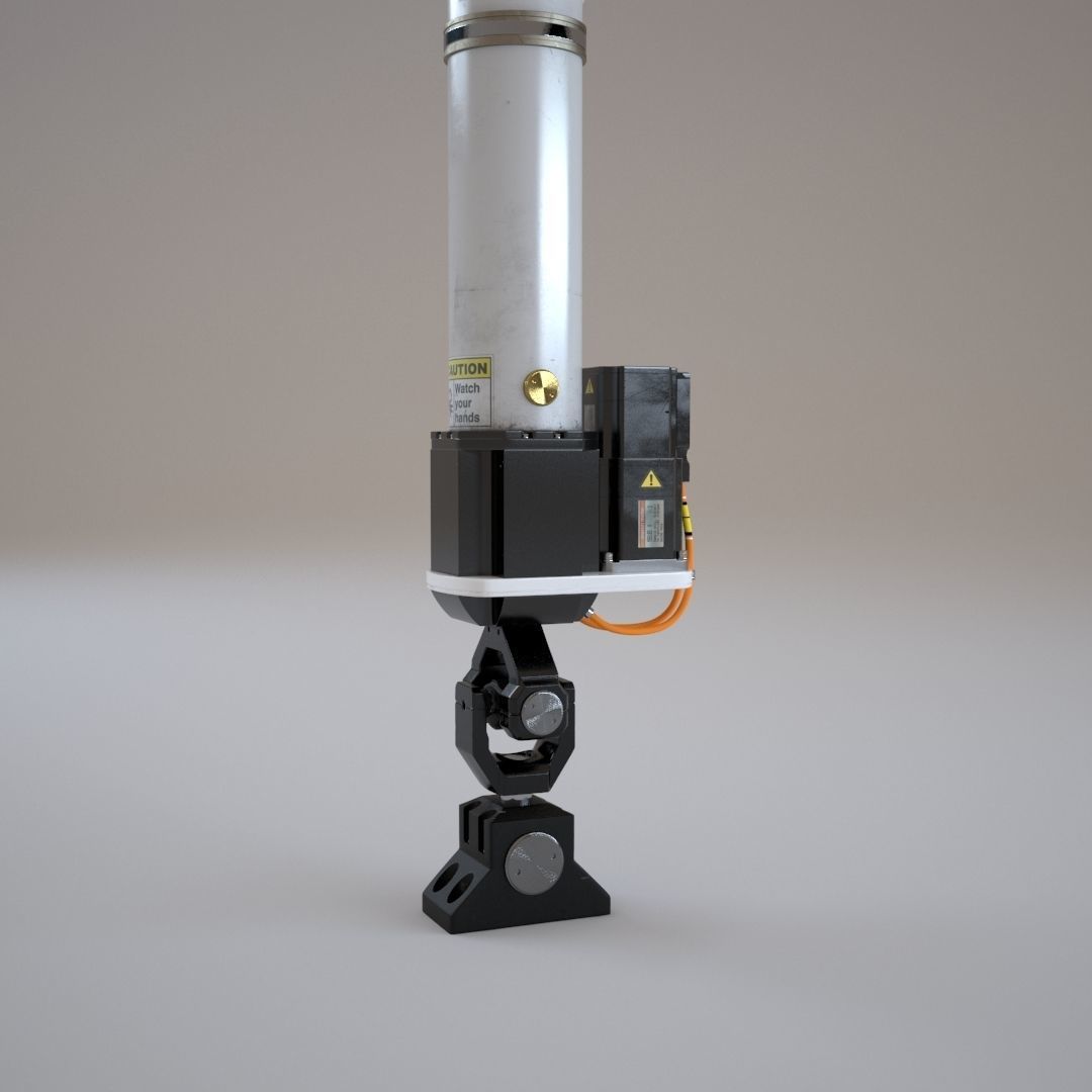 Hydraulic Cylinder Piston  3D model_3