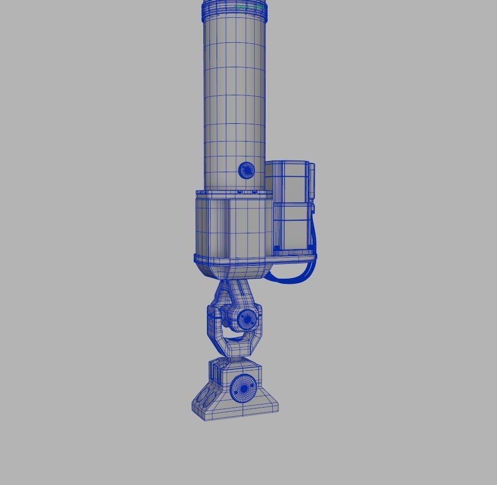 Hydraulic Cylinder Piston  3D model_10