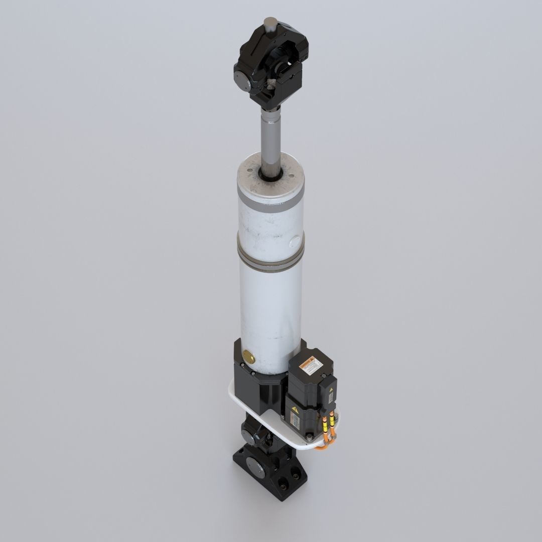Hydraulic Cylinder Piston  3D model_5