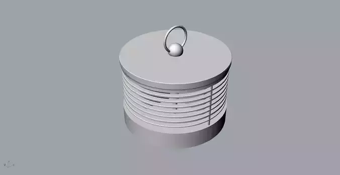 360-degree electric heater 3D MODEL