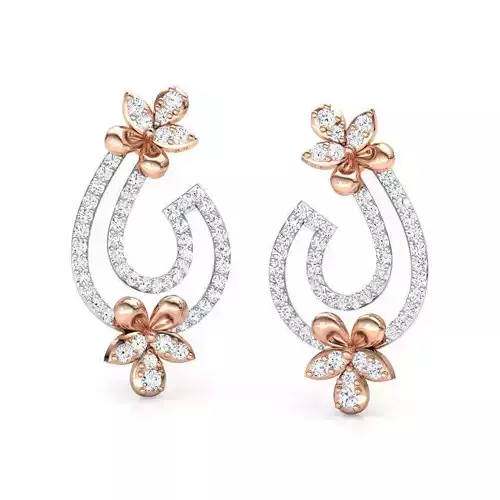 Floret Drop Earring