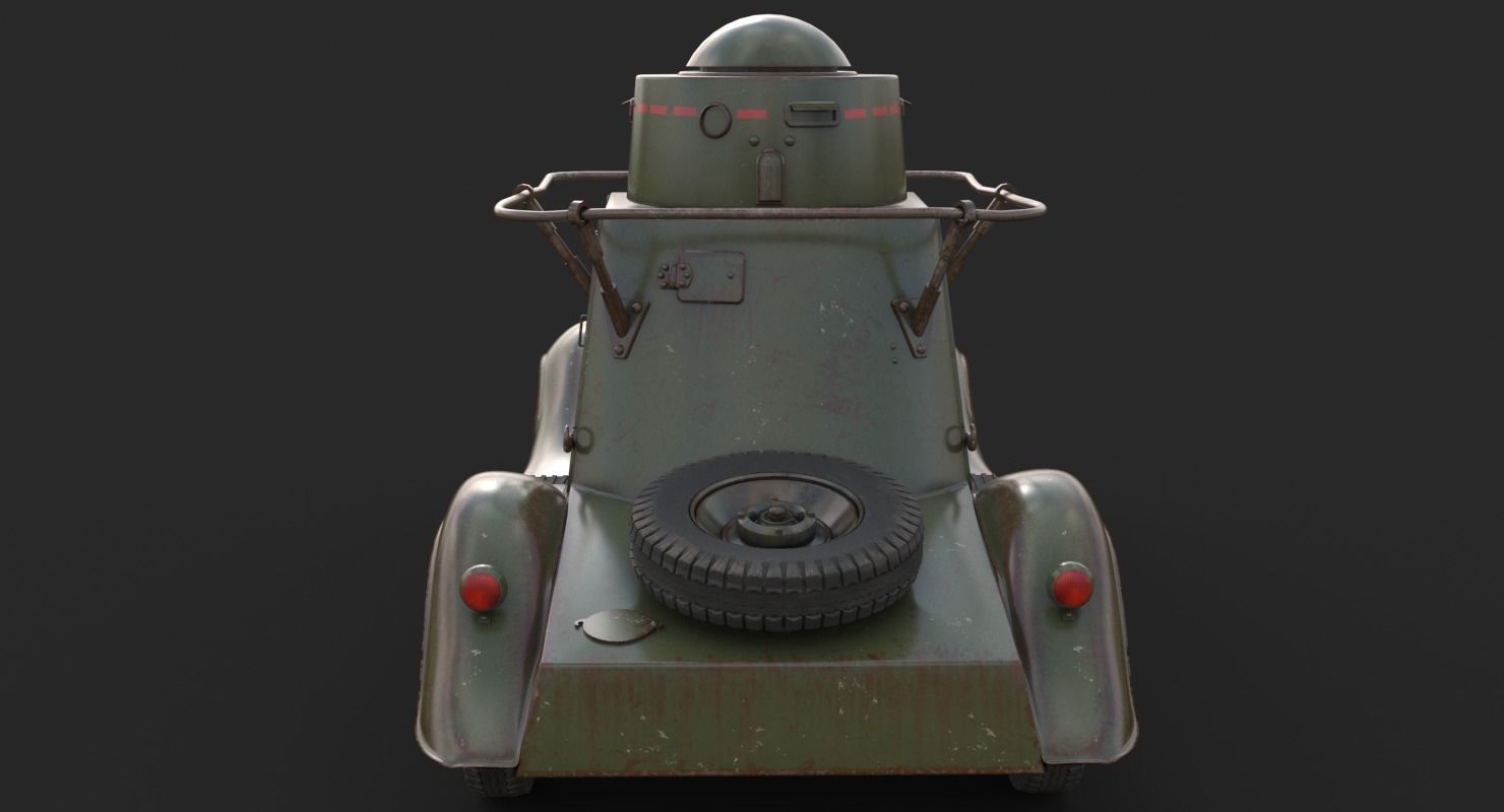 FAI M Armoured Car Vray 3D model_6