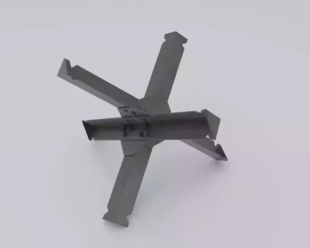 Czech Hedgehog Barricade Anti Tank Barrier