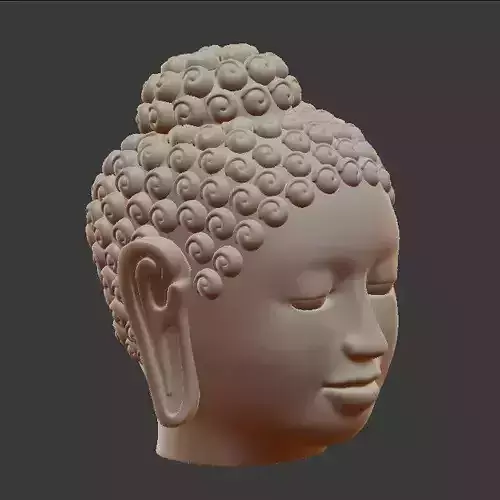 Buddha Head model 3D print model