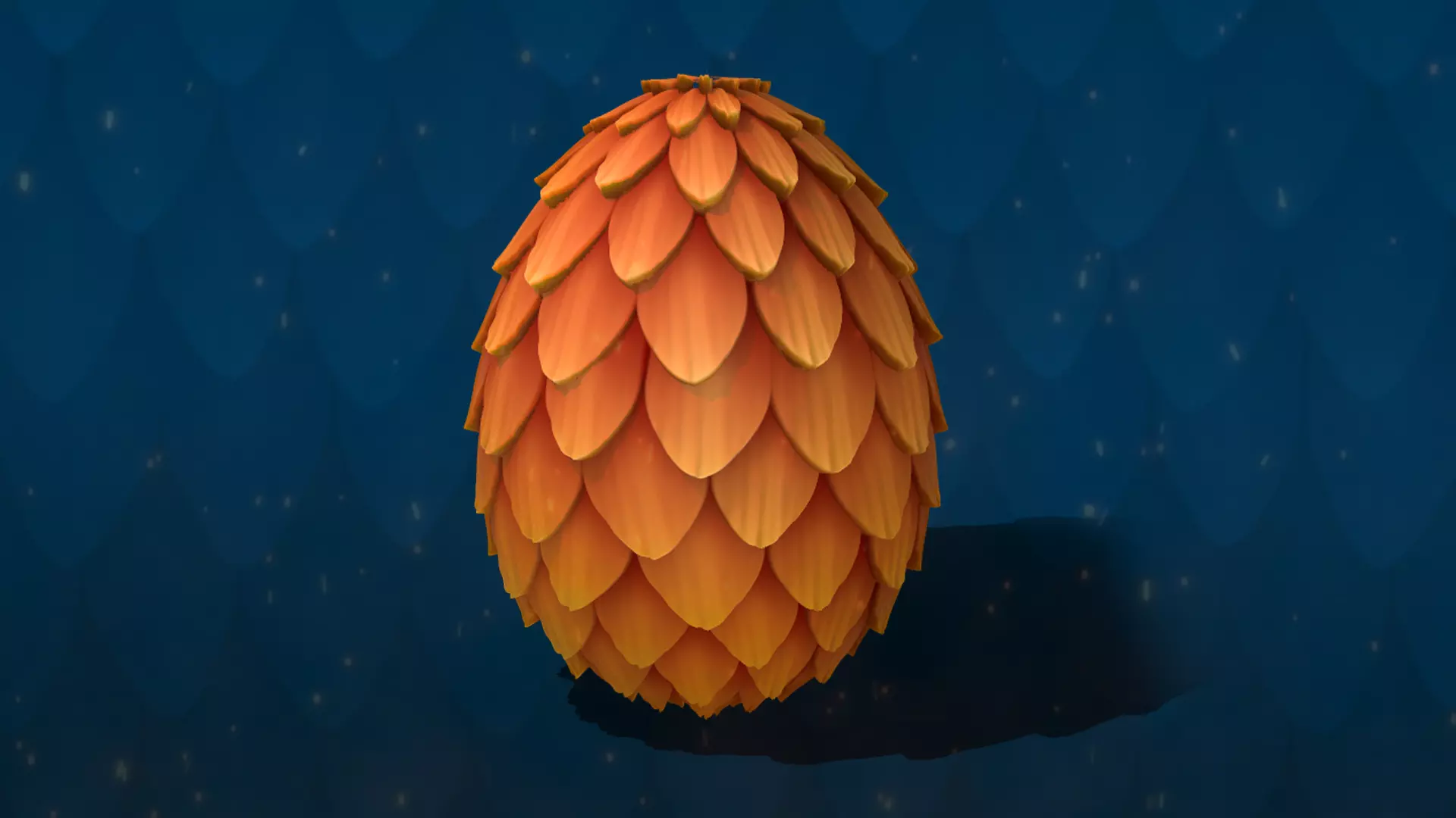 Dragon Egg Material Free low-poly 3D model_0
