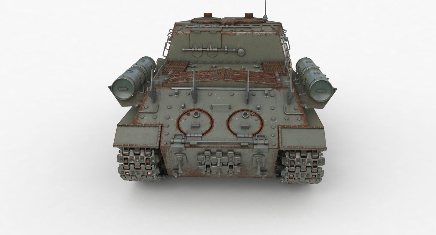 Tank ISU 122  Vray 3D model_45