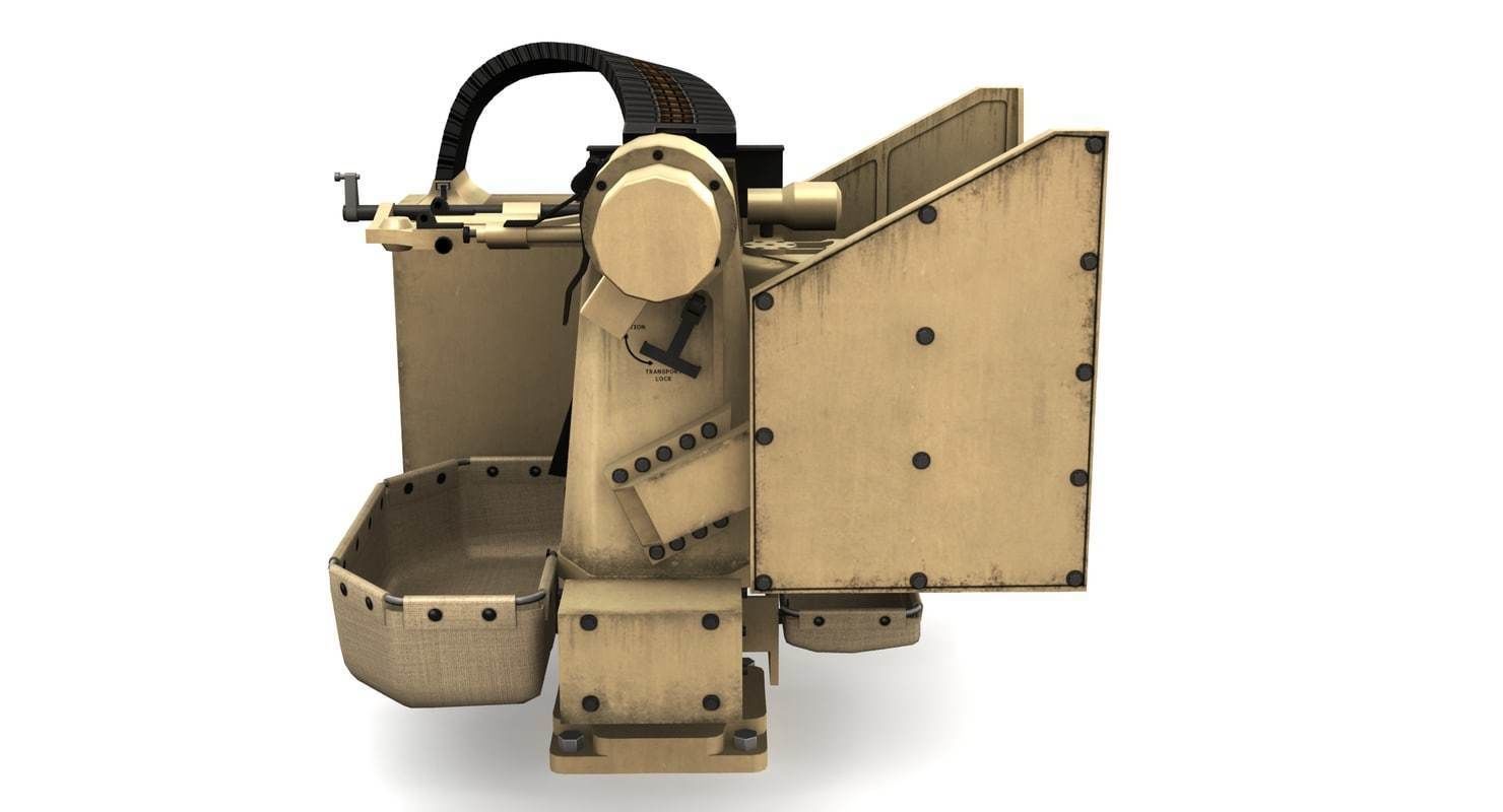 Crows Kongsberg Low-poly 3D model_2