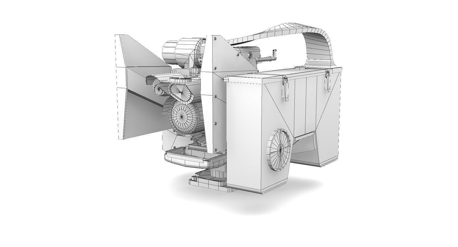 Crows Kongsberg Low-poly 3D model_11