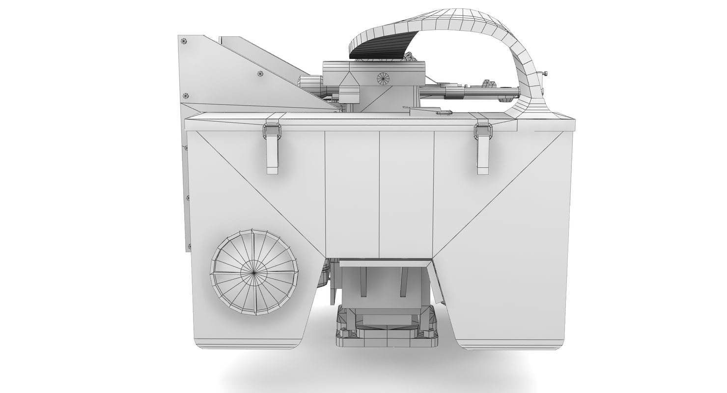 Crows Kongsberg Low-poly 3D model_12