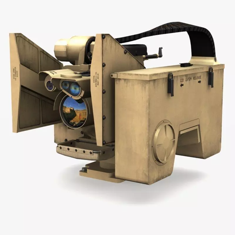 Crows Kongsberg Low-poly 3D model_0