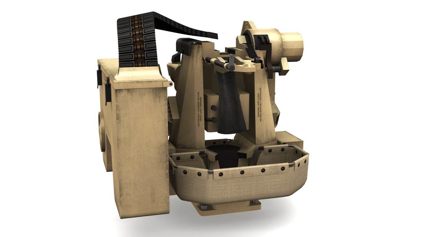 Crows Kongsberg Low-poly 3D model_1