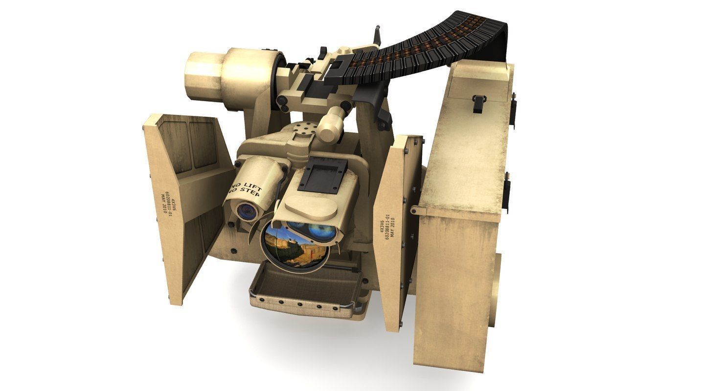 Crows Kongsberg Low-poly 3D model_5