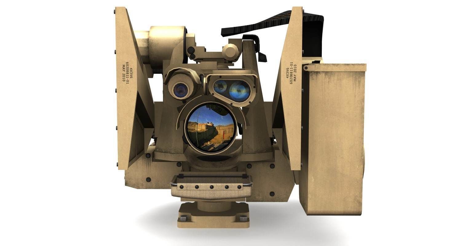 Crows Kongsberg Low-poly 3D model_4