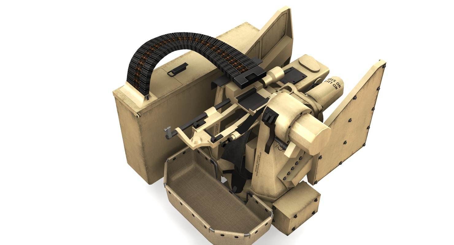 Crows Kongsberg Low-poly 3D model_6