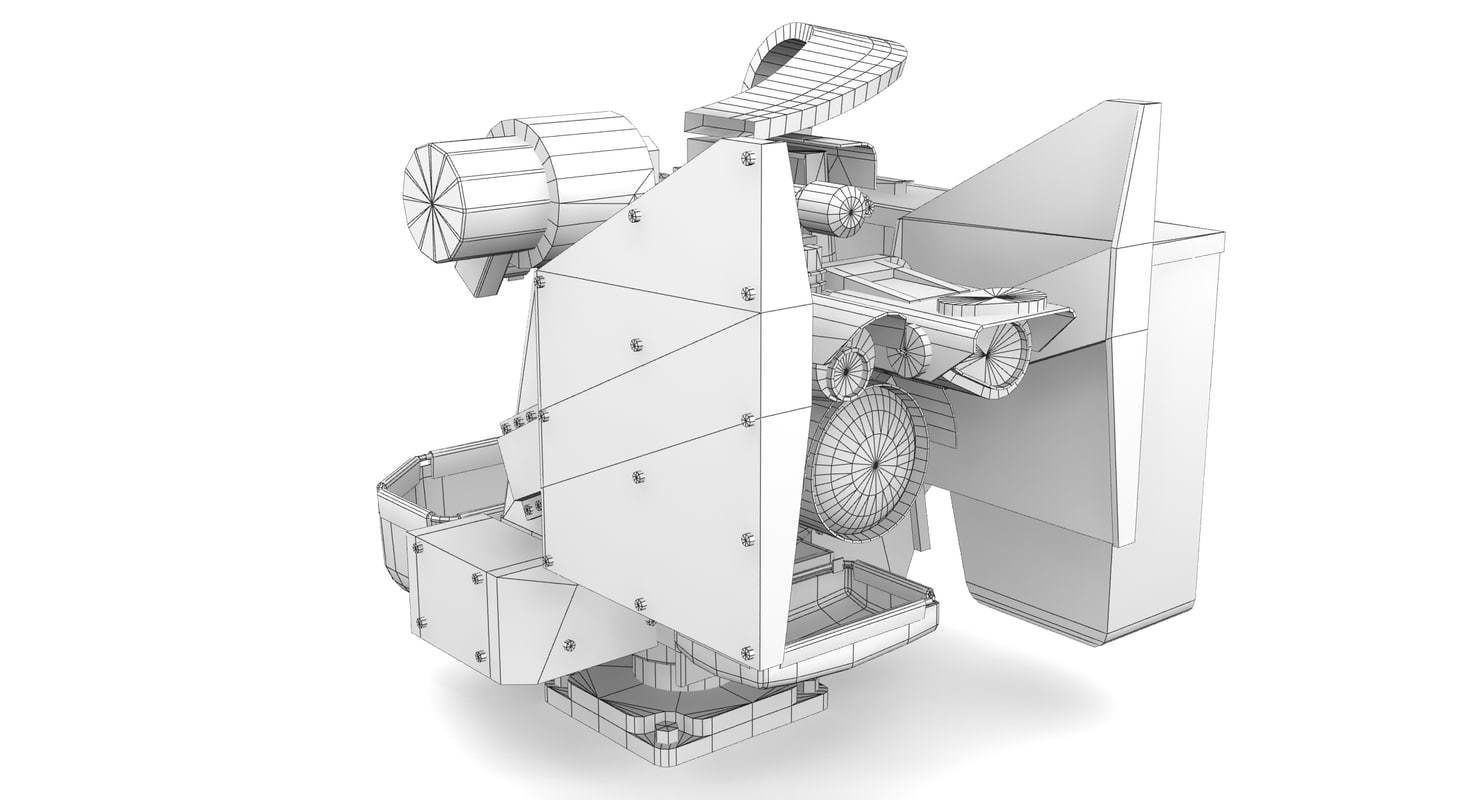 Crows Kongsberg Low-poly 3D model_15