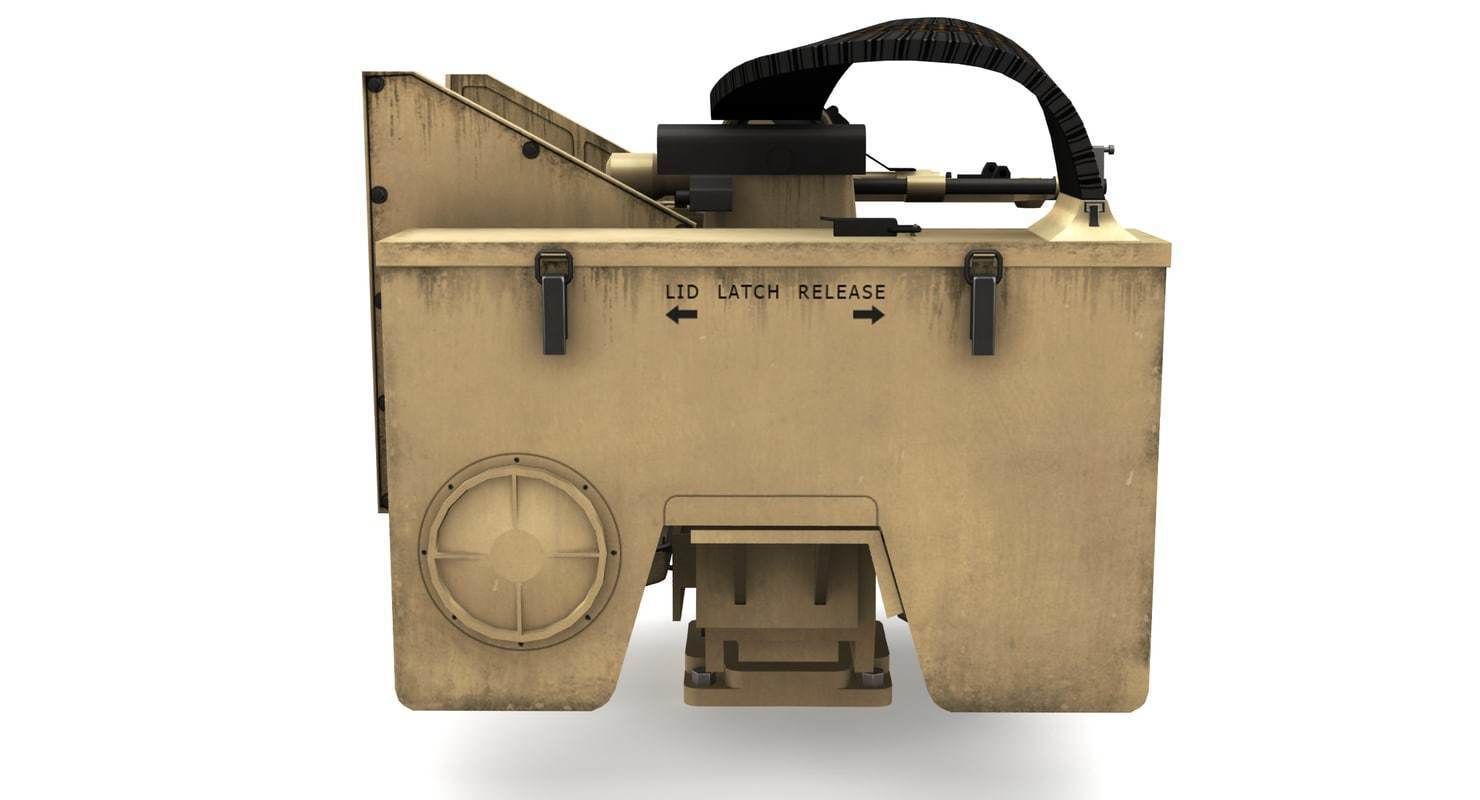 Crows Kongsberg Low-poly 3D model_9