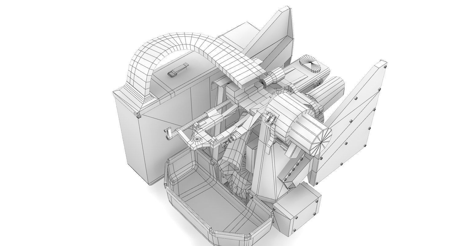 Crows Kongsberg Low-poly 3D model_18