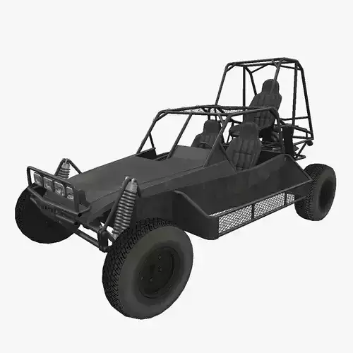 Desert Patrol Vehicle Low-poly 3D model Desert Patrol Vehicle Low-poly 3D model