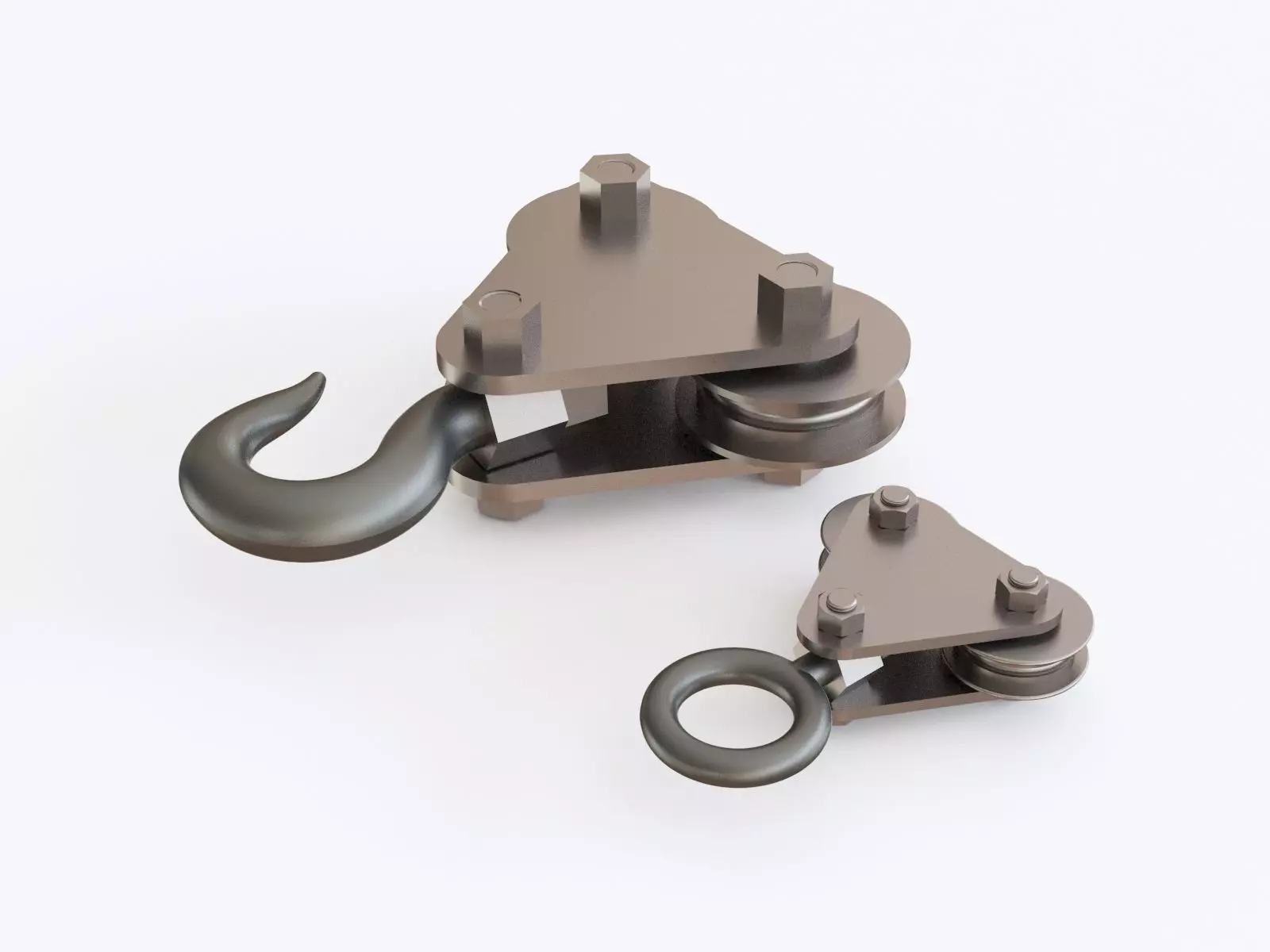 Crane hook 3D model_0