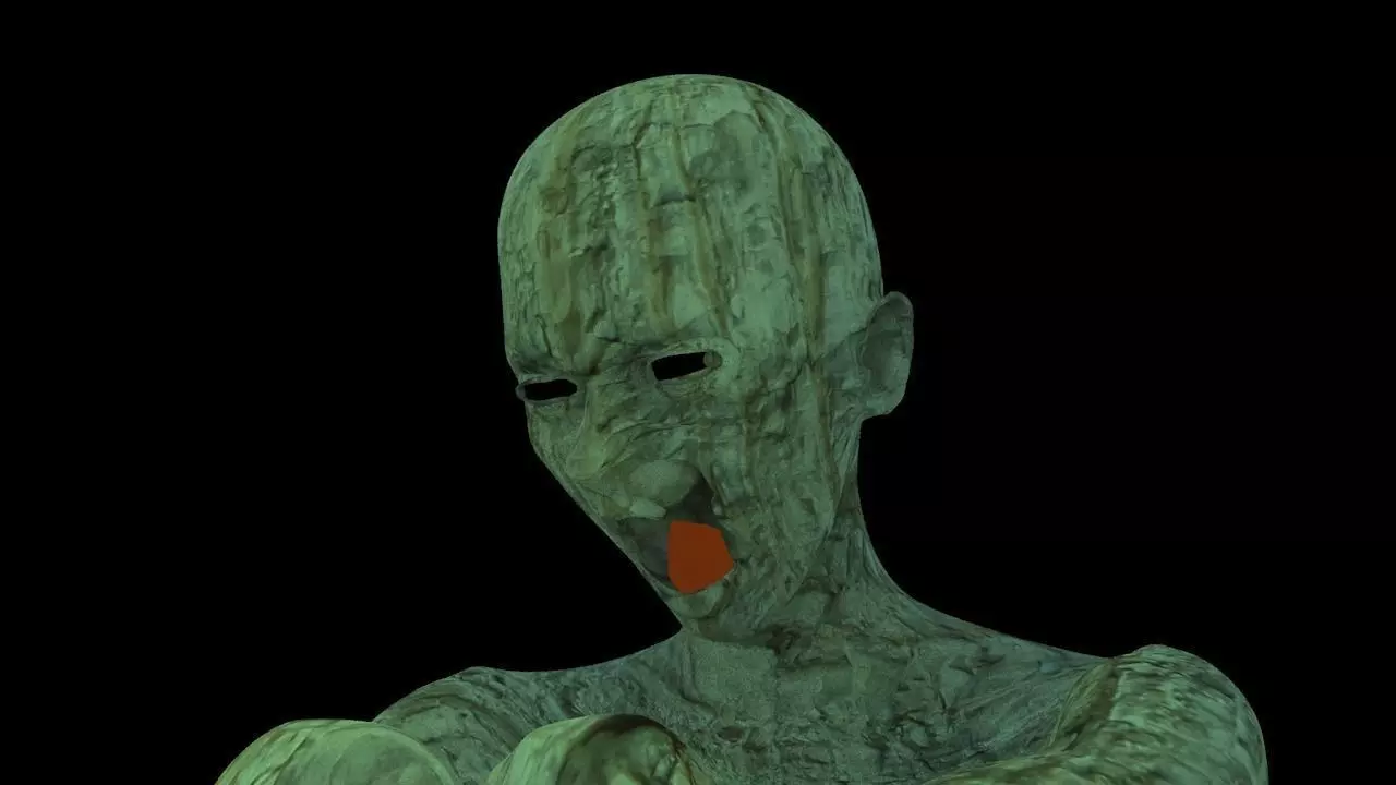 Girl 1 creature Free 3D model