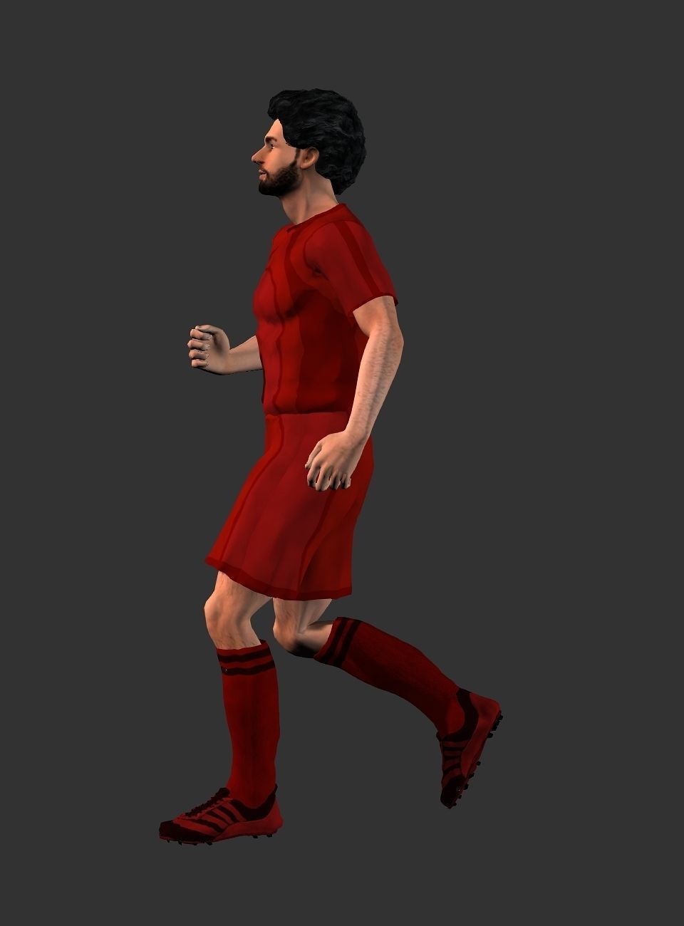 Mohamed Salah  Low-poly 3D model_5