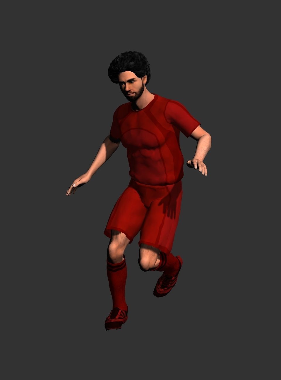 Mohamed Salah  Low-poly 3D model_27