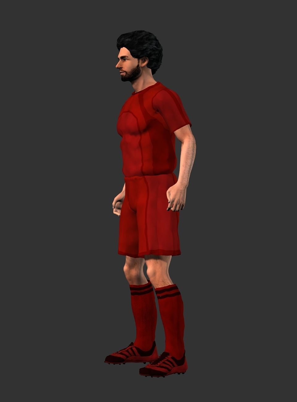 Mohamed Salah  Low-poly 3D model_15