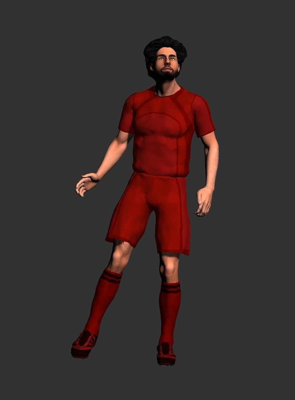 Mohamed Salah  Low-poly 3D model_19