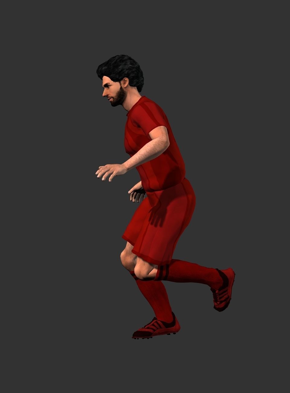 Mohamed Salah  Low-poly 3D model_28