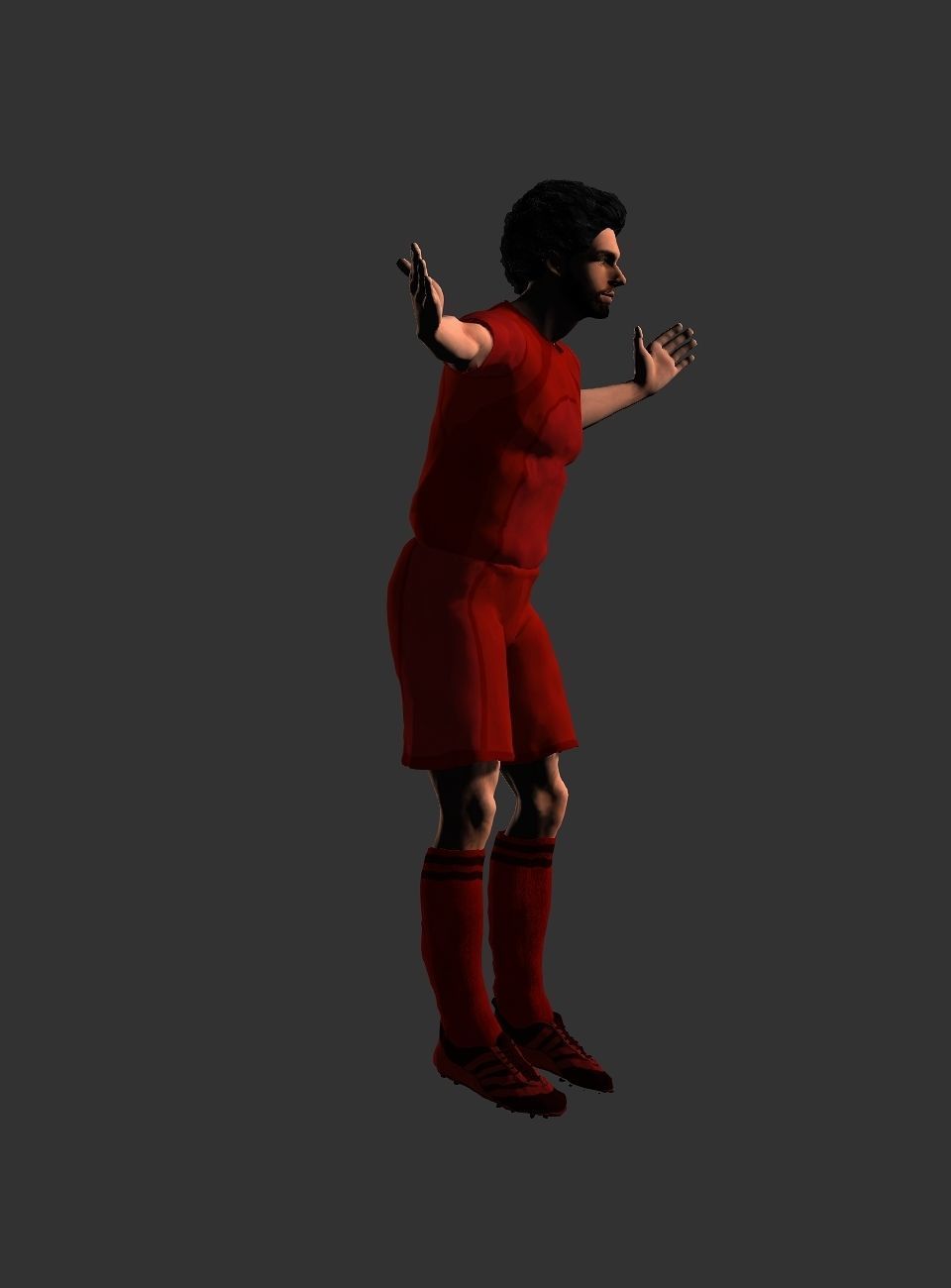 Mohamed Salah  Low-poly 3D model_40