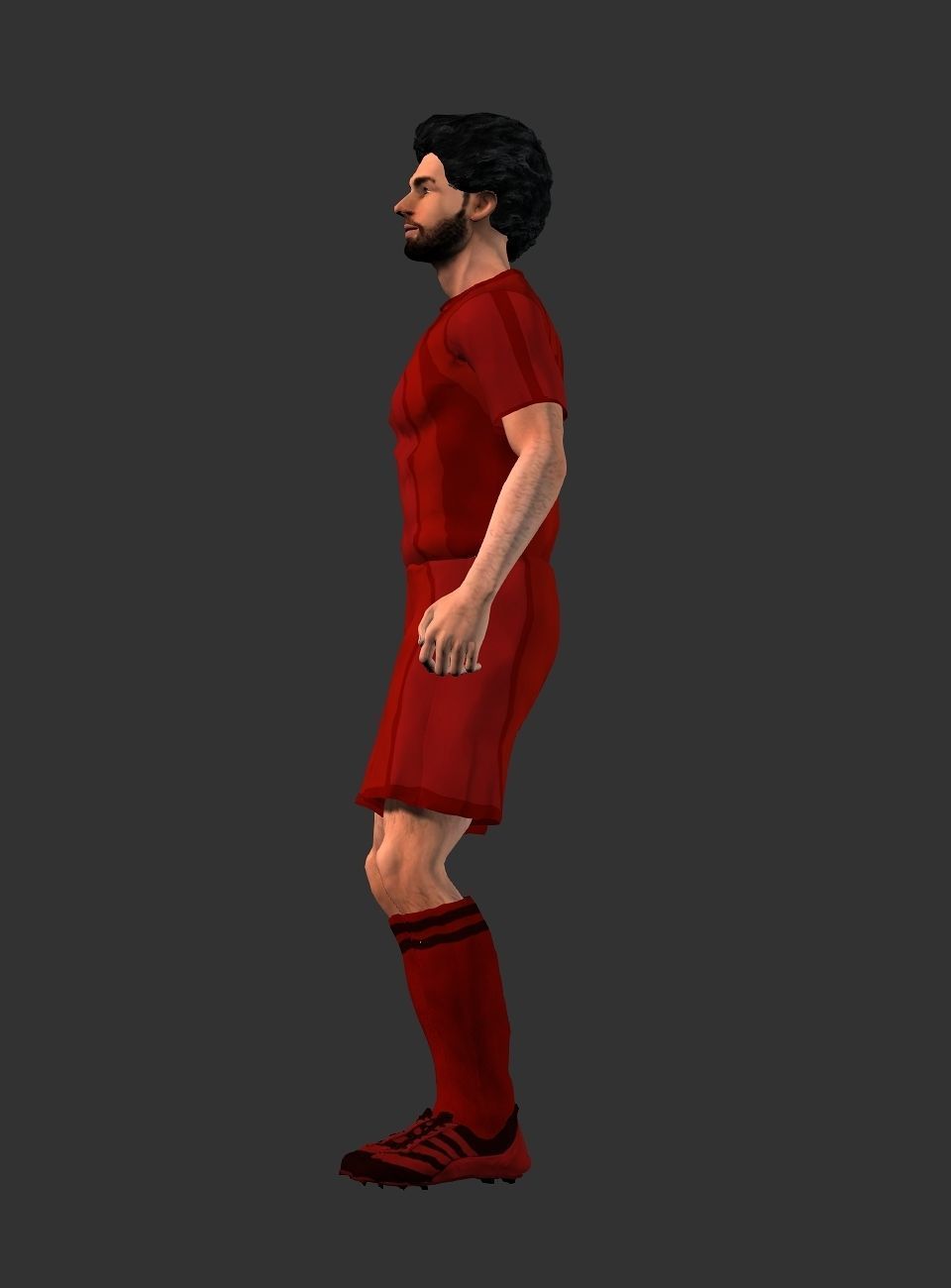 Mohamed Salah  Low-poly 3D model_38