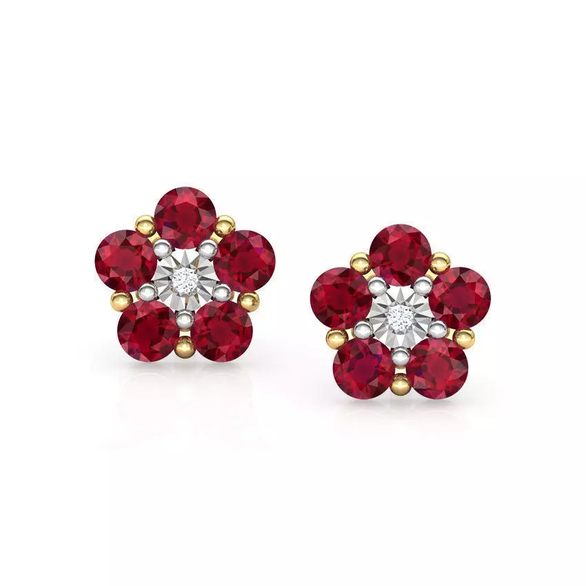 Ellie Twisted Stud Earring 3D print model