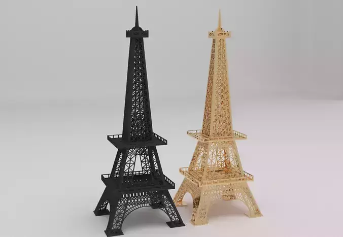 eiffel tower 3d model 3D print model