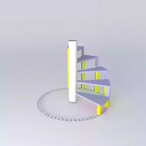Flex C Spiral Stairs Free 3D model