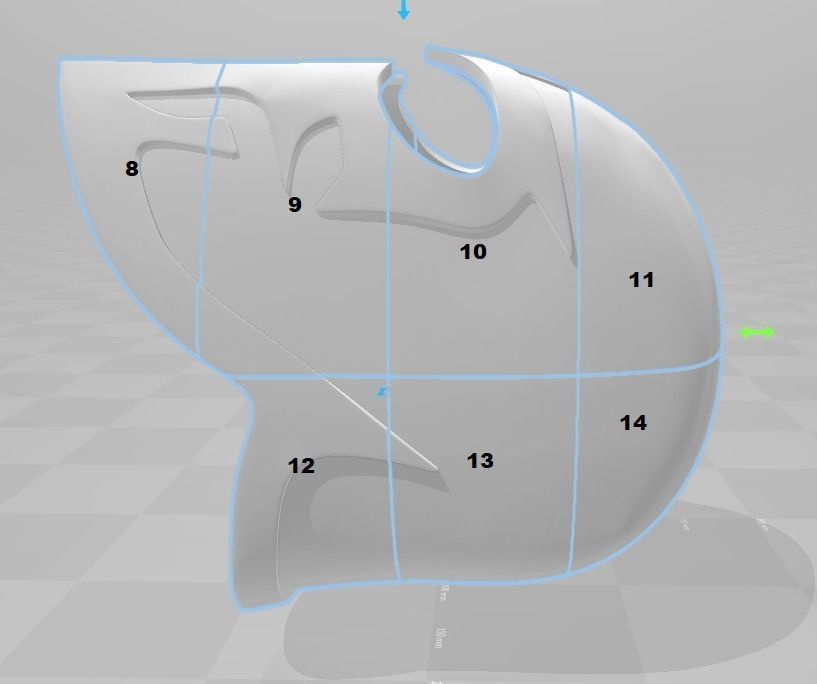 Magneto Helmet  Version 2 3D print model_6